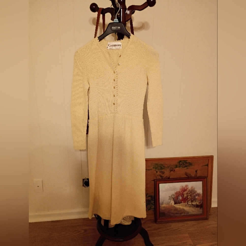 Vintage Castleberry Made in USA wool dress